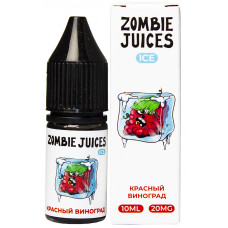 Жидкость Zombie Juces Ice Salt 10 мл Красный Виноград 20 мг/мл