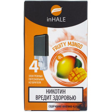 Картриджи inHALE 4 шт Fruity mango 0.75 мл (совместимы с JUUL)