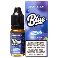 Жидкость Maxwells SALT 10 мл Blue 20 мг/мл Освежающая черника, голубика и ежевика
