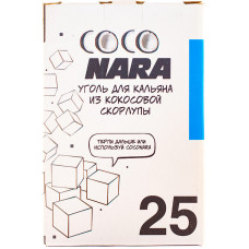 Уголь CocoNara 72 куб 1кг 25x25x25